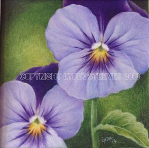 Pretty Purple Pansies CP e-Packet